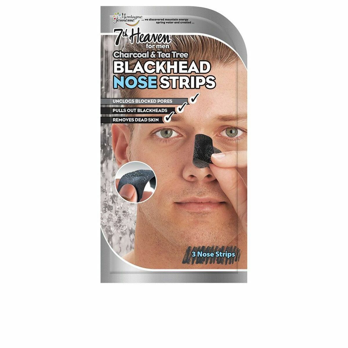 Nasal Strips for Eliminating Impurities 7th Heaven For Men Black Head