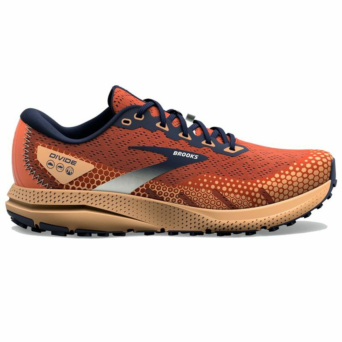 Hardloopschoenen voor volwassenen Brooks Divide 3 Oranje Heren