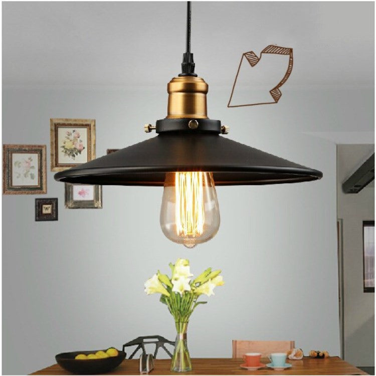 Bar and Restaurant Counter Chandelier Iron Lamp Pot Cover