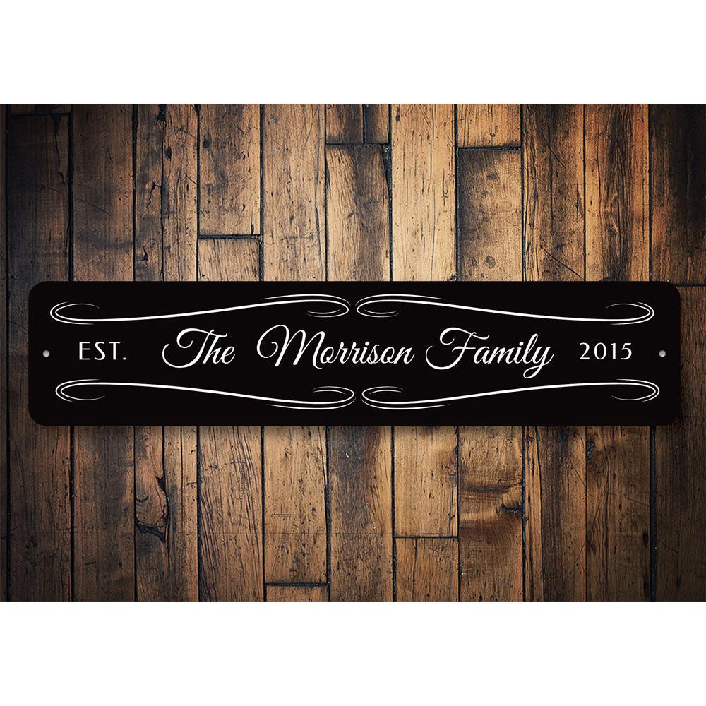 Last Name Wedding Sign