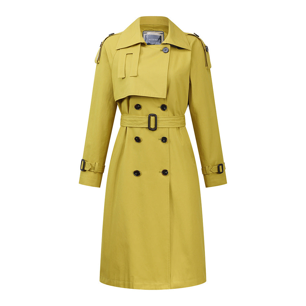 Over the knee popular cotton trench coat