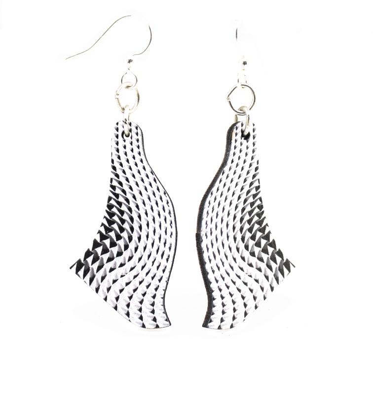 Geometric Wave Earrings 