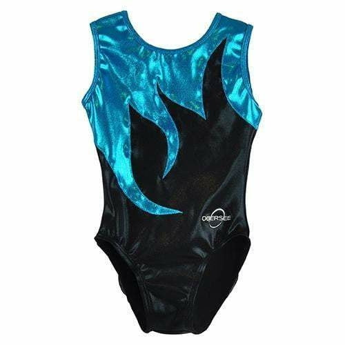 O3GL056 Obersee Girls Gymnastics Leotard One-Piece Athletic Activewear