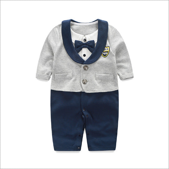 Baby-jumpsuit Lente- en herfstmodellen Buitenlandse handel Herenbabykleding Babykleding met lange mouwen Babykleding