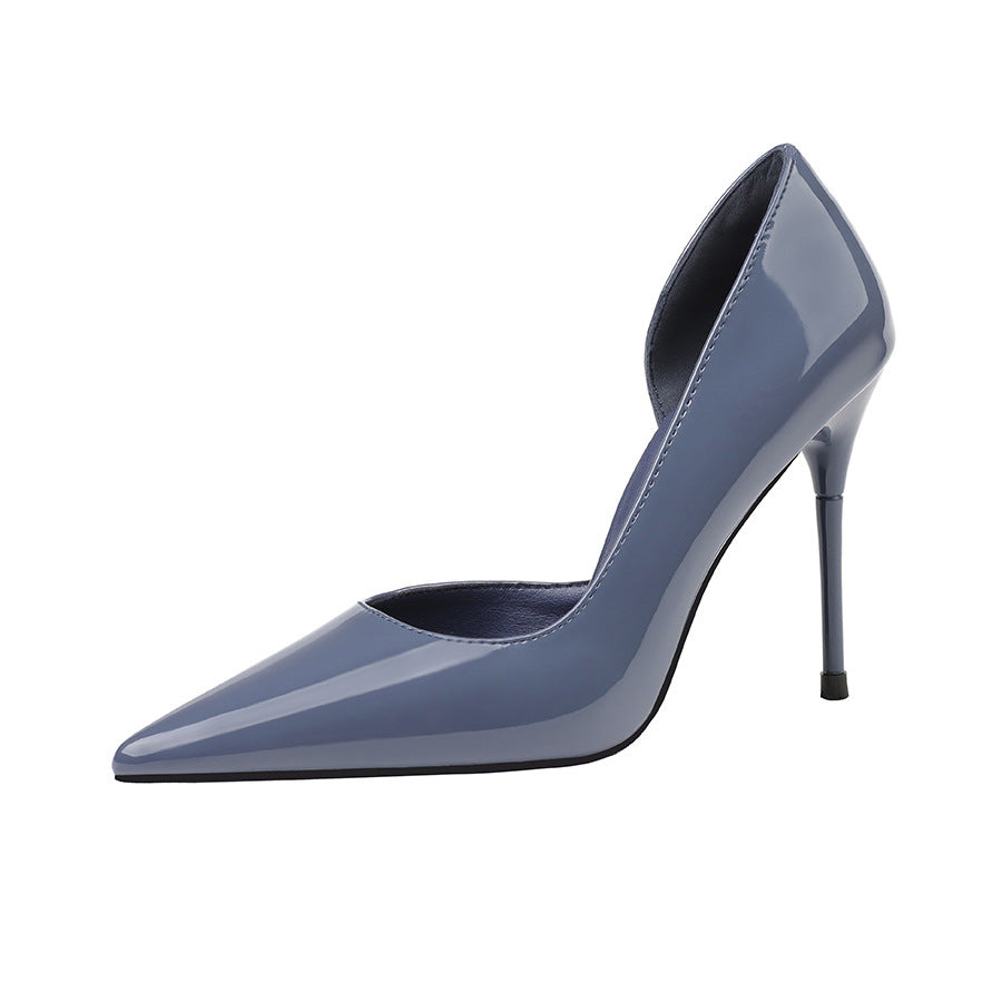 Pointed-toe High-heeled Shoes With Hollow Stilettos