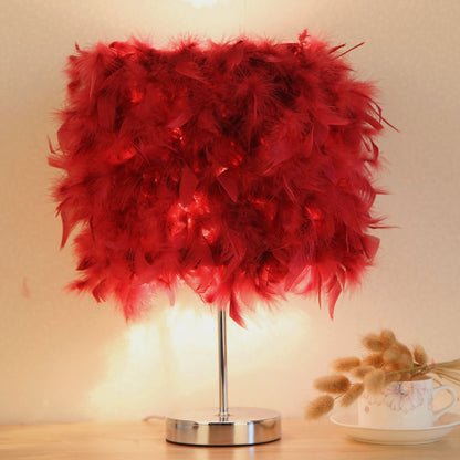 Feather bedroom cute girly night light