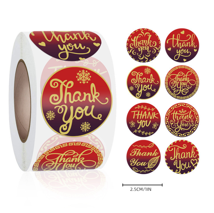 500pcs/roll Valentines Gift Bags Stickers Seal Labels I Love You Happy Valeninte&