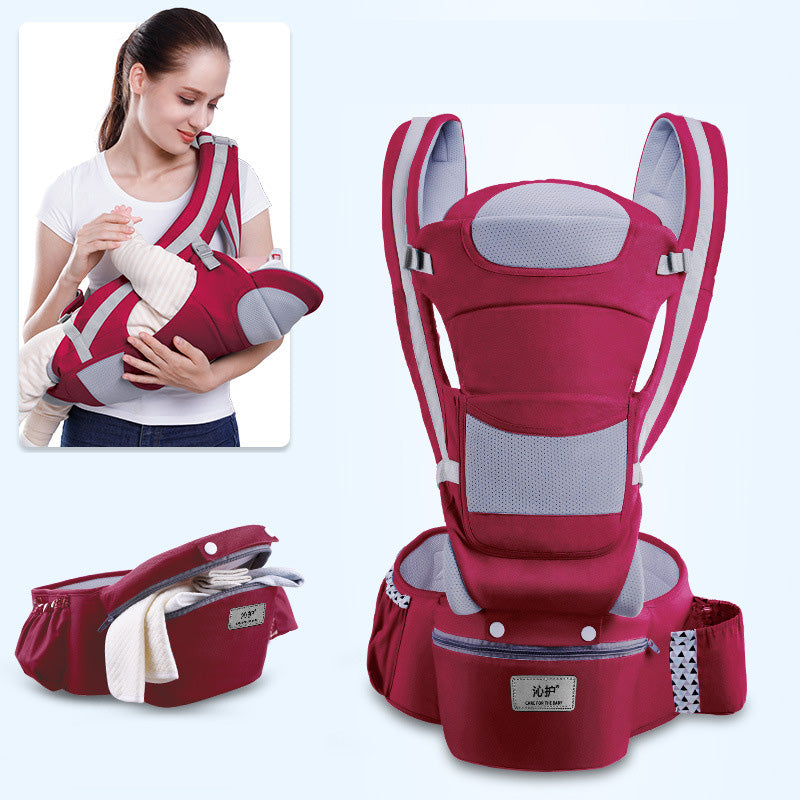 Ergonomische draagzak Baby-heupdrager 3 in 1 Naar voren gerichte ergonomische kangoeroe-draagdoek