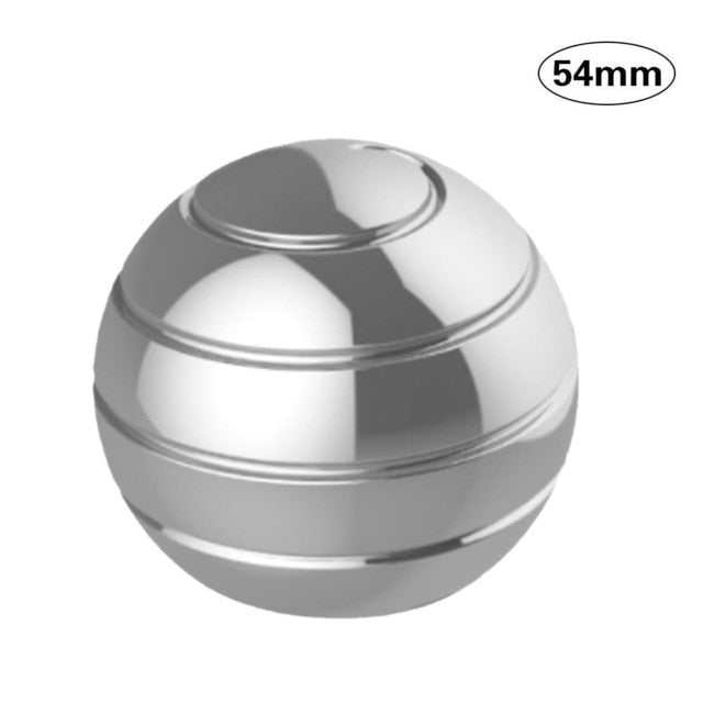 Desktop Decompression Rotating Spherical Gyroscope Kinetic Desk Toy Fidget Toy Optical Illusion Flowing Finger Toy For Children