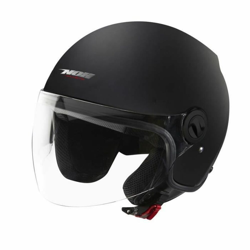 Helmet Nox Black Motorcycle Jet