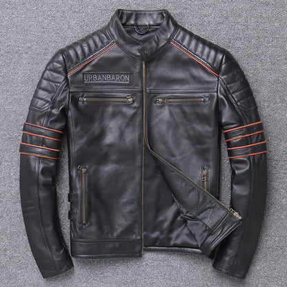 Harley lederen kleding heren motorrijden motorkleding slim fit