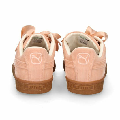 Sportschoenen voor dames Puma Basket Heart Lady Salmon