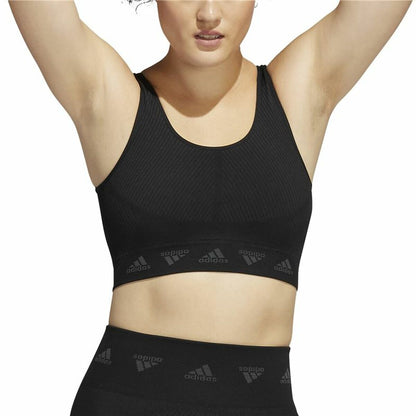 Sportbeha Adidas Aeroknit Zwart