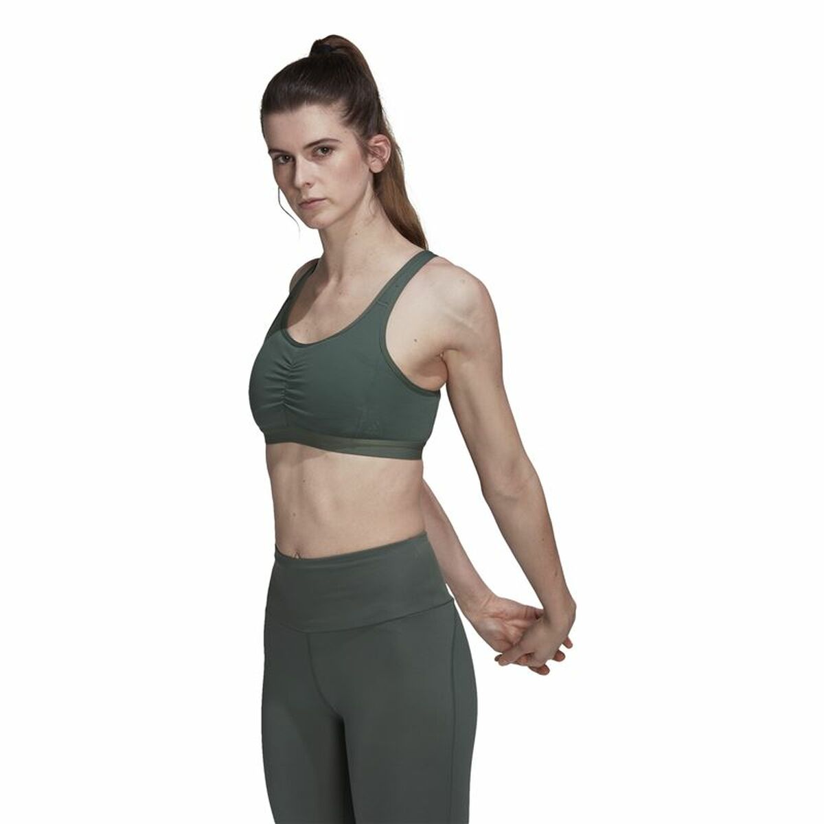 Sports Bra Adidas Coreessentials Green