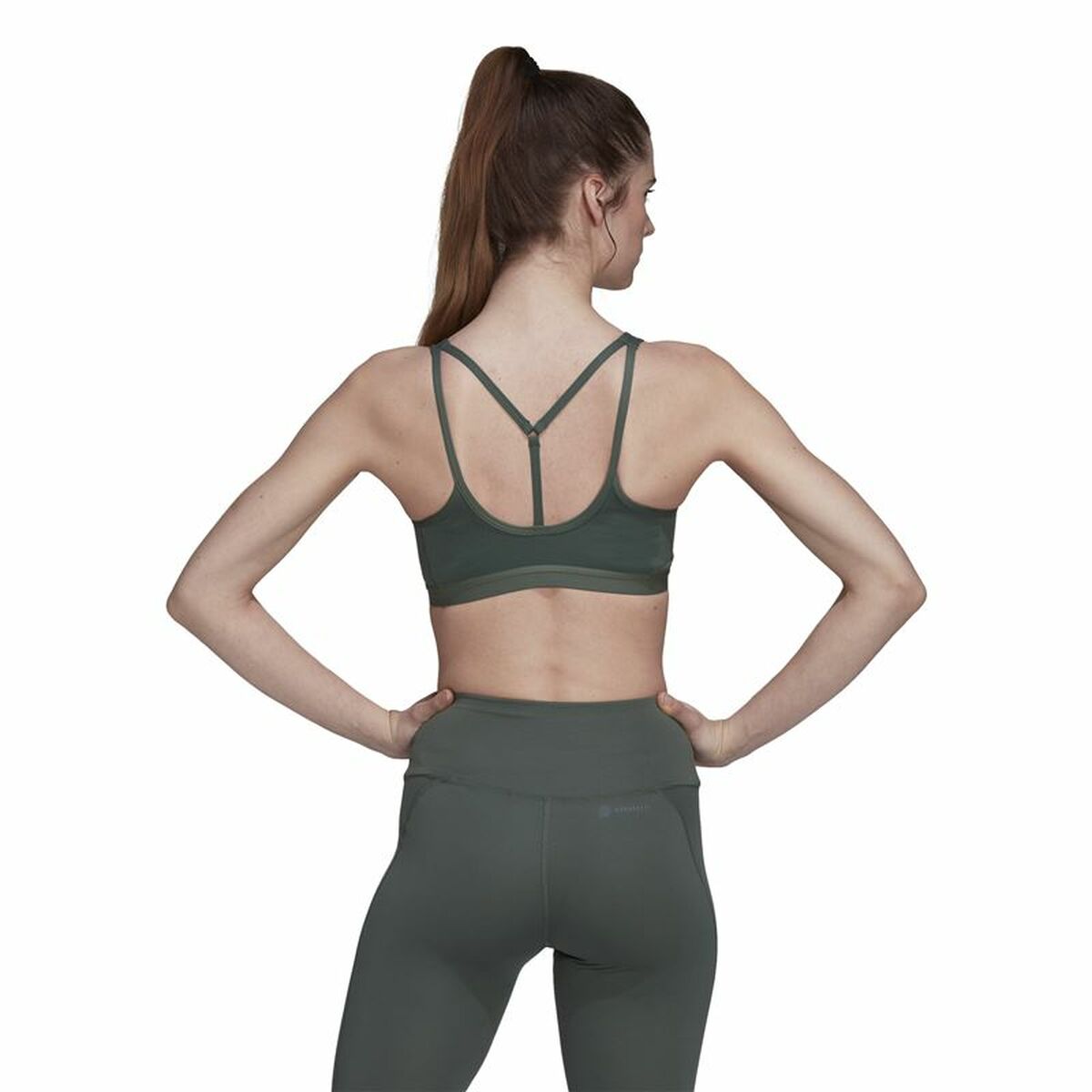 Sports Bra Adidas Coreessentials Green