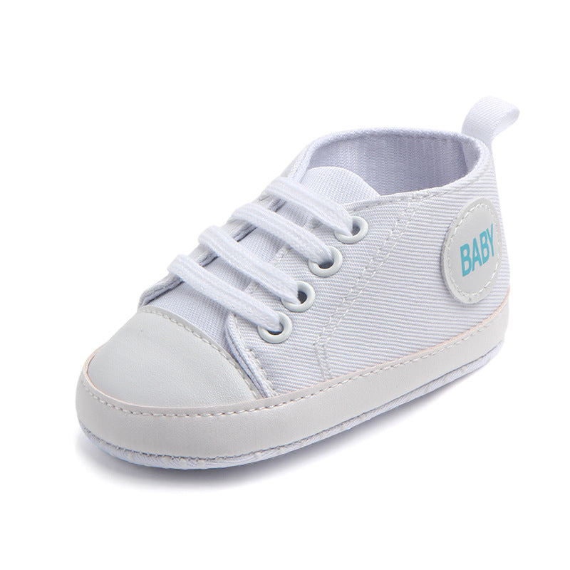 Canvas Klassieke sportsneakers Baby Jongens Meisjes Eerste wandelaars Schoenen Baby Peuter Zachte zool Antislip babyschoenen