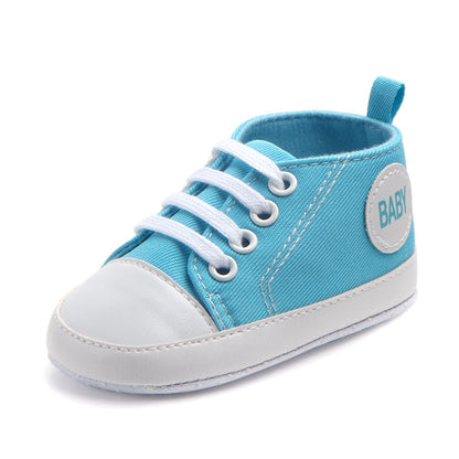 Canvas Klassieke sportsneakers Baby Jongens Meisjes Eerste wandelaars Schoenen Baby Peuter Zachte zool Antislip babyschoenen