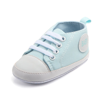 Canvas Klassieke sportsneakers Baby Jongens Meisjes Eerste wandelaars Schoenen Baby Peuter Zachte zool Antislip babyschoenen