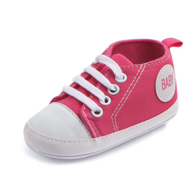 Canvas Klassieke sportsneakers Baby Jongens Meisjes Eerste wandelaars Schoenen Baby Peuter Zachte zool Antislip babyschoenen