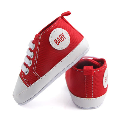 Canvas Klassieke sportsneakers Baby Jongens Meisjes Eerste wandelaars Schoenen Baby Peuter Zachte zool Antislip babyschoenen