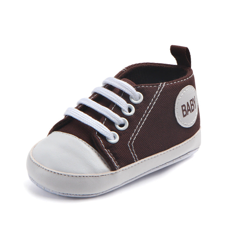 Canvas Klassieke sportsneakers Baby Jongens Meisjes Eerste wandelaars Schoenen Baby Peuter Zachte zool Antislip babyschoenen