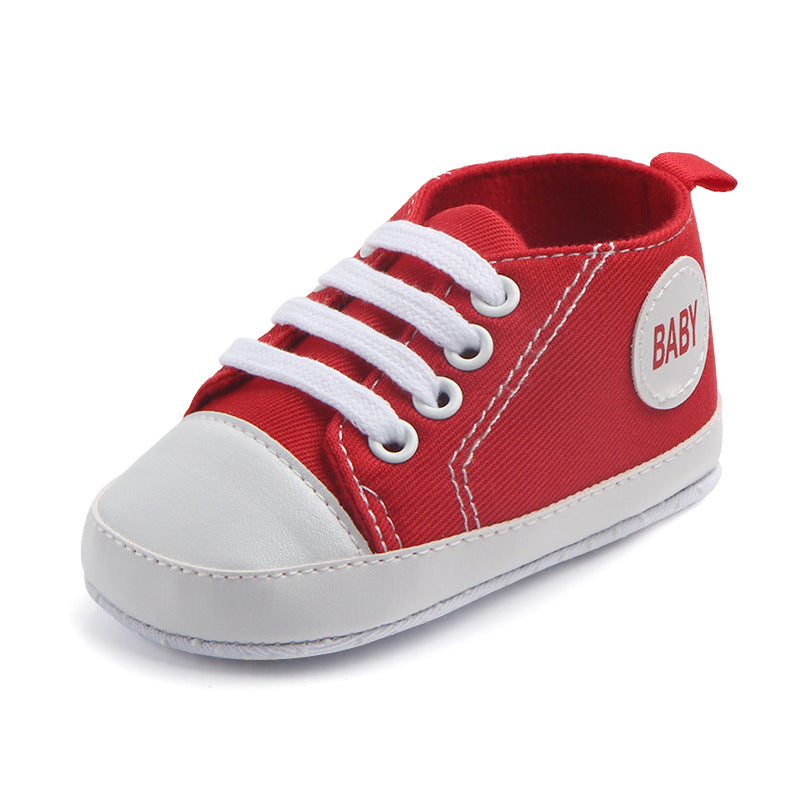 Canvas Klassieke sportsneakers Baby Jongens Meisjes Eerste wandelaars Schoenen Baby Peuter Zachte zool Antislip babyschoenen