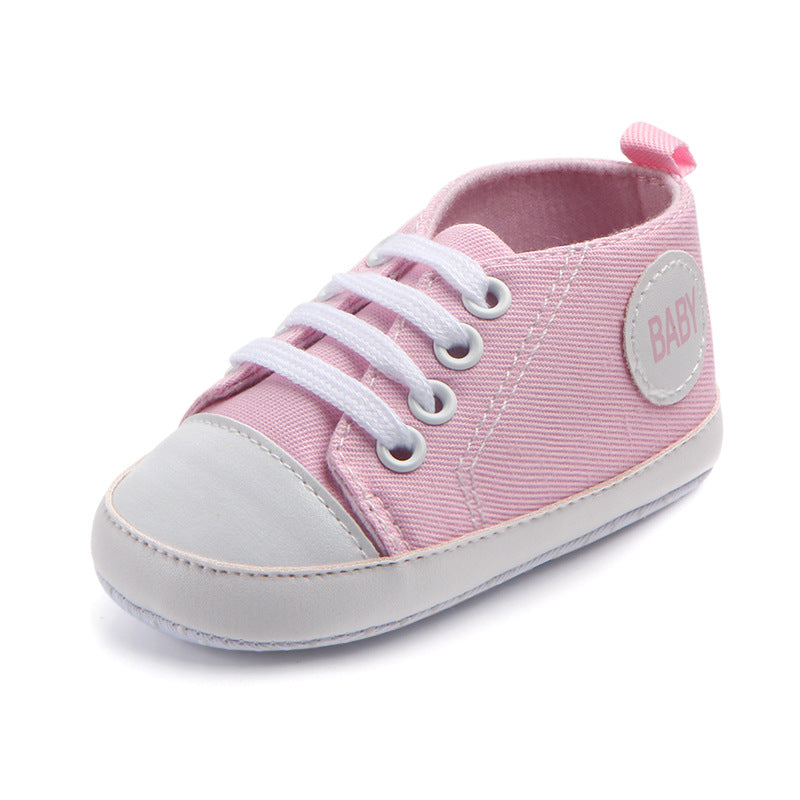 Canvas Klassieke sportsneakers Baby Jongens Meisjes Eerste wandelaars Schoenen Baby Peuter Zachte zool Antislip babyschoenen