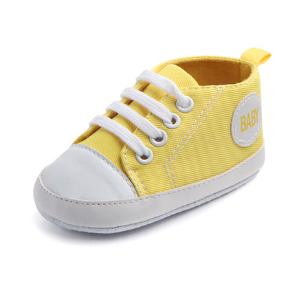 Canvas Klassieke sportsneakers Baby Jongens Meisjes Eerste wandelaars Schoenen Baby Peuter Zachte zool Antislip babyschoenen