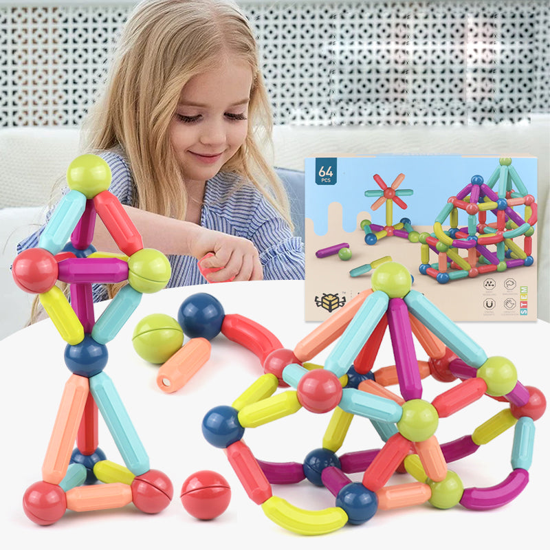 Babyspeelgoed Magnetische stok Bouwstenen Spelmagneten Kinderen Set Kindermagneten voor kinderen Magnetische speelgoedstenen