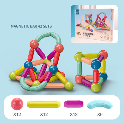 Babyspeelgoed Magnetische stok Bouwstenen Spelmagneten Kinderen Set Kindermagneten voor kinderen Magnetische speelgoedstenen