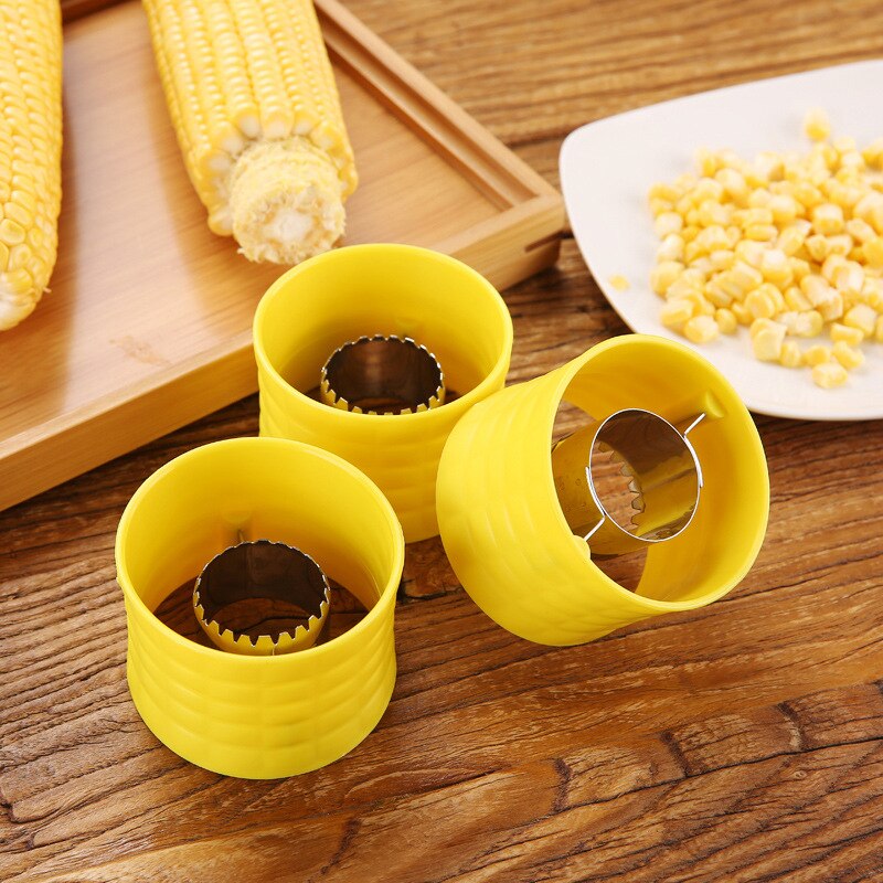 Kitchen Planing Corn Seperater Stainless Steel Threshing Device Stripper SmallTools Peeling Sweet Corn Thresher One Step Machine