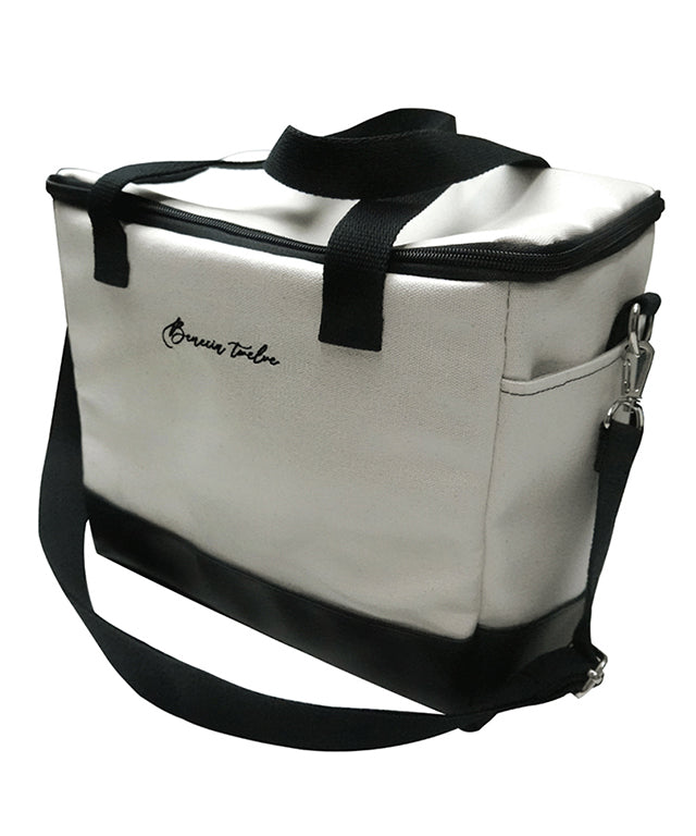 Benecia 12 Canvas Insulated Bag - Black