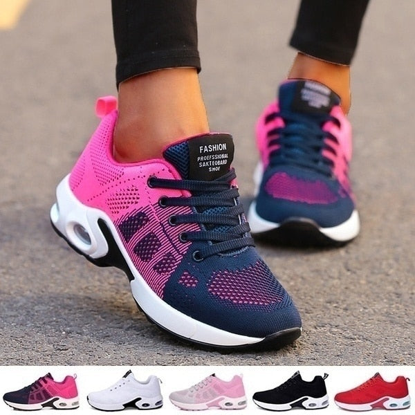 Women Running Shoes Breathable Casual Shoes Outdoor Light Weight Sports Shoes Casual Walking Sneakers Tenis Feminino Shoes