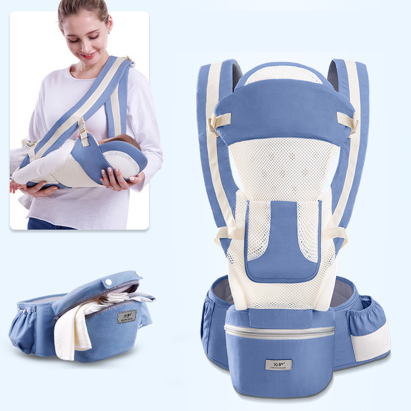 Ergonomische draagzak Baby-heupdrager 3 in 1 Naar voren gerichte ergonomische kangoeroe-draagdoek