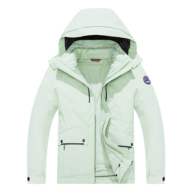 Outdoor Jacket with down cotton inner liner