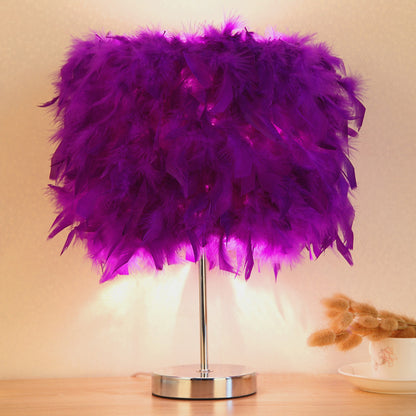 Feather bedroom cute girly night light