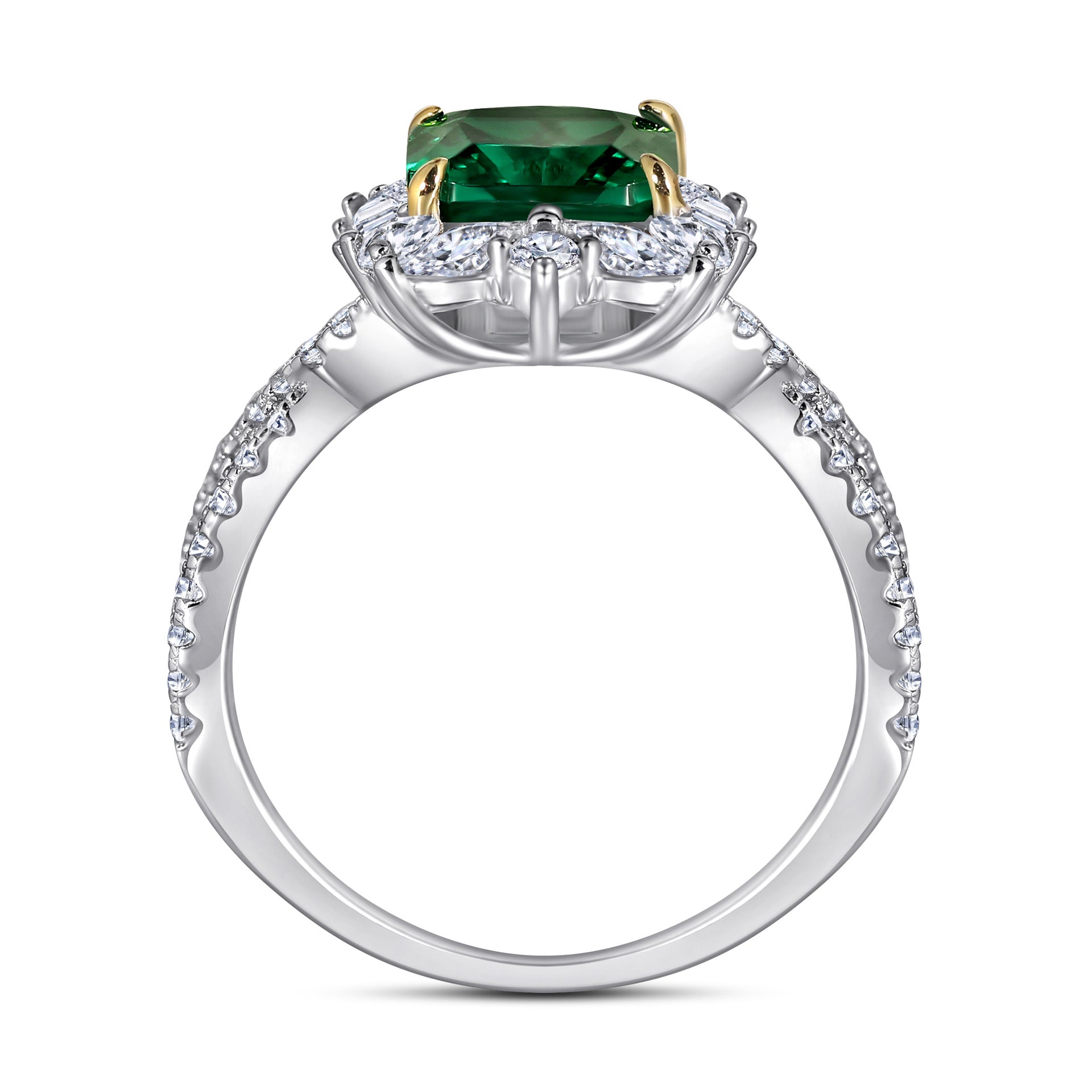 Grandmother Princess-shaped European And American Fashion Engagement Ring