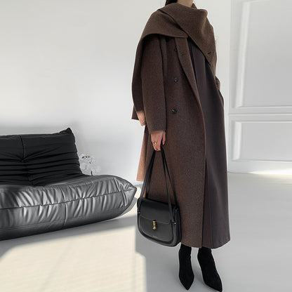 Handmade Reversible Cashmere Coat Women