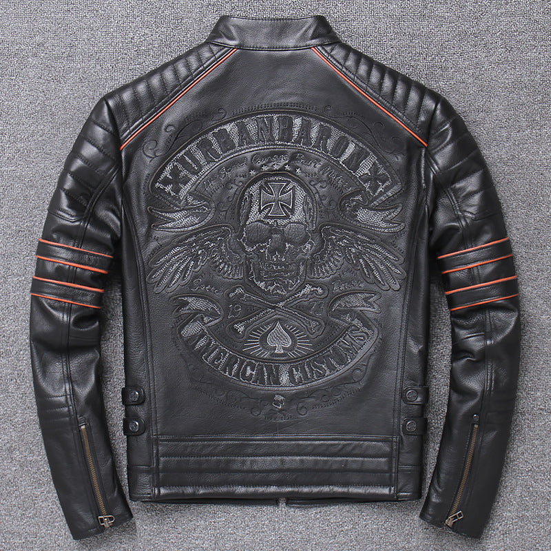 Harley lederen kleding heren motorrijden motorkleding slim fit