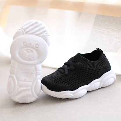 Kids Shoes Antislip Soft Bottom Baby Sneaker Casual Flat Sneakers Shoes Children size Girls Boys Sports Shoes