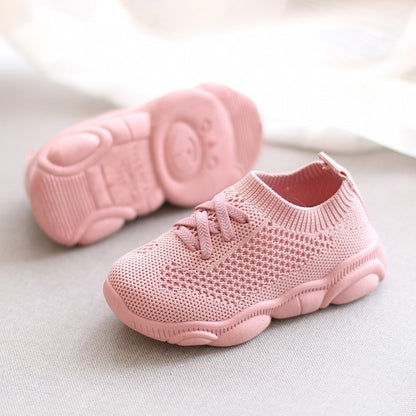 Kids Shoes Antislip Soft Bottom Baby Sneaker Casual Flat Sneakers Shoes Children size Girls Boys Sports Shoes