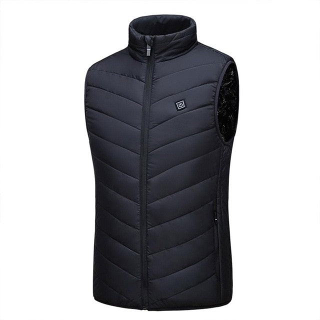 Heating Vest Washable Usb Charging Heating Warm Vest  Control Temperature Outdoor Camping Hiking Golf (Without Battery)