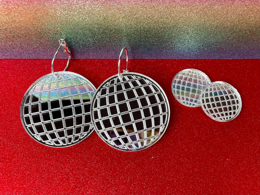 Mirror Ball Earrings