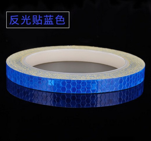 Bicycle reflective stickers mountain bike bicycle motorcycle fluorescent decal tape safety warning riding accessories