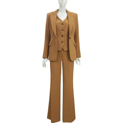 Solid Color Three-piece Spring And Autumn  Small Suit