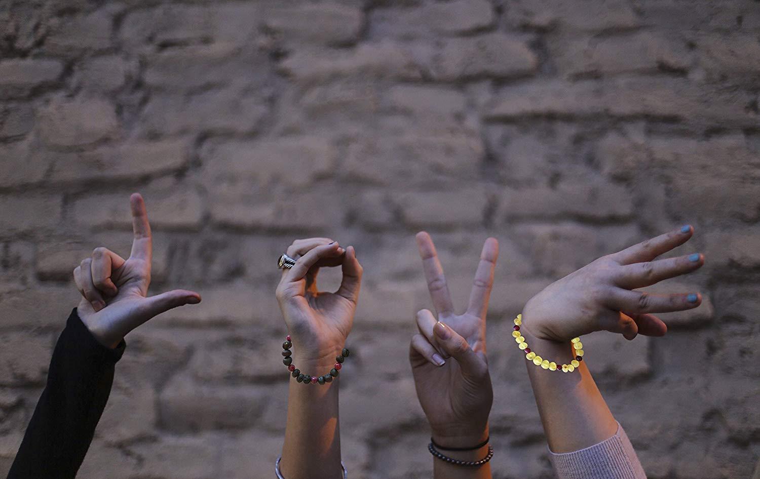 Gepolijste Amber volwassen armband