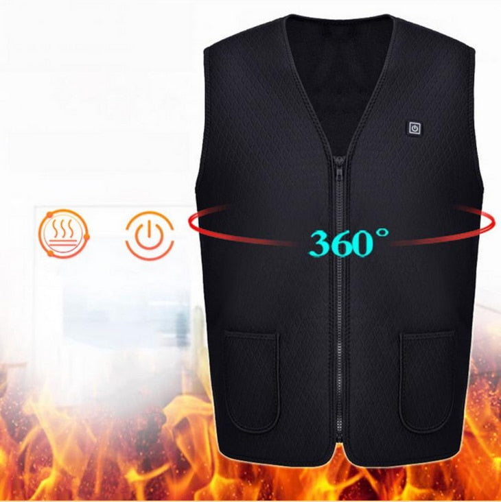 Heated vest