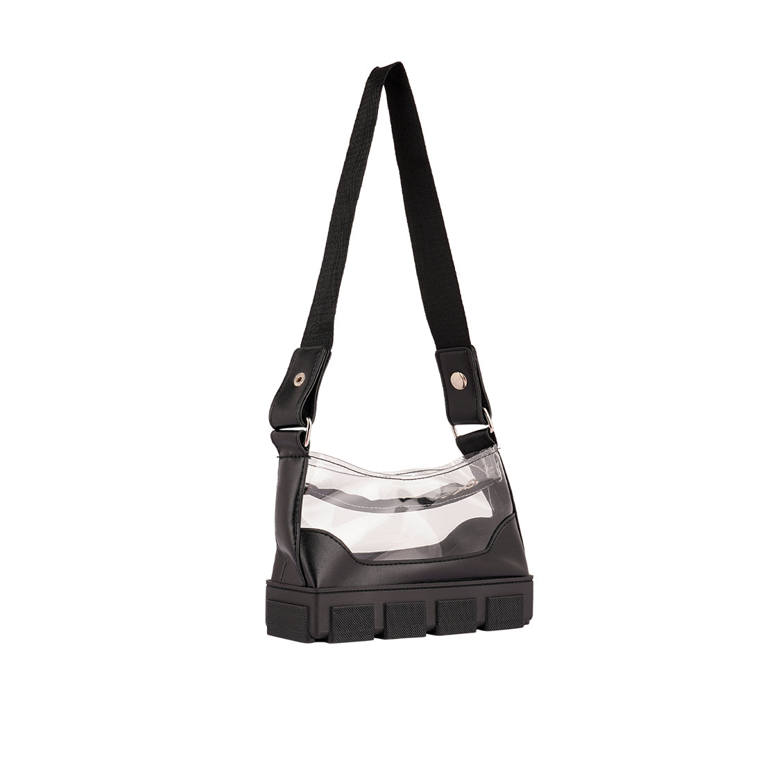 Black Clear Utility Handbag