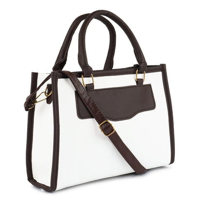 Color Block Tote Bag