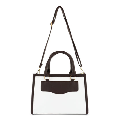 Color Block Tote Bag